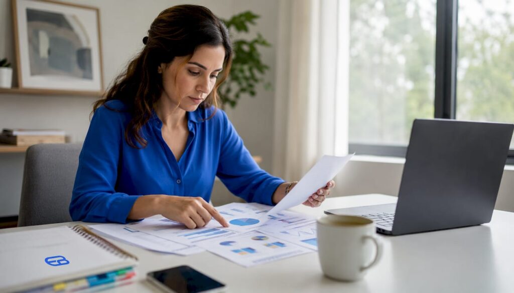 Entrepreneur planning service sales strategy