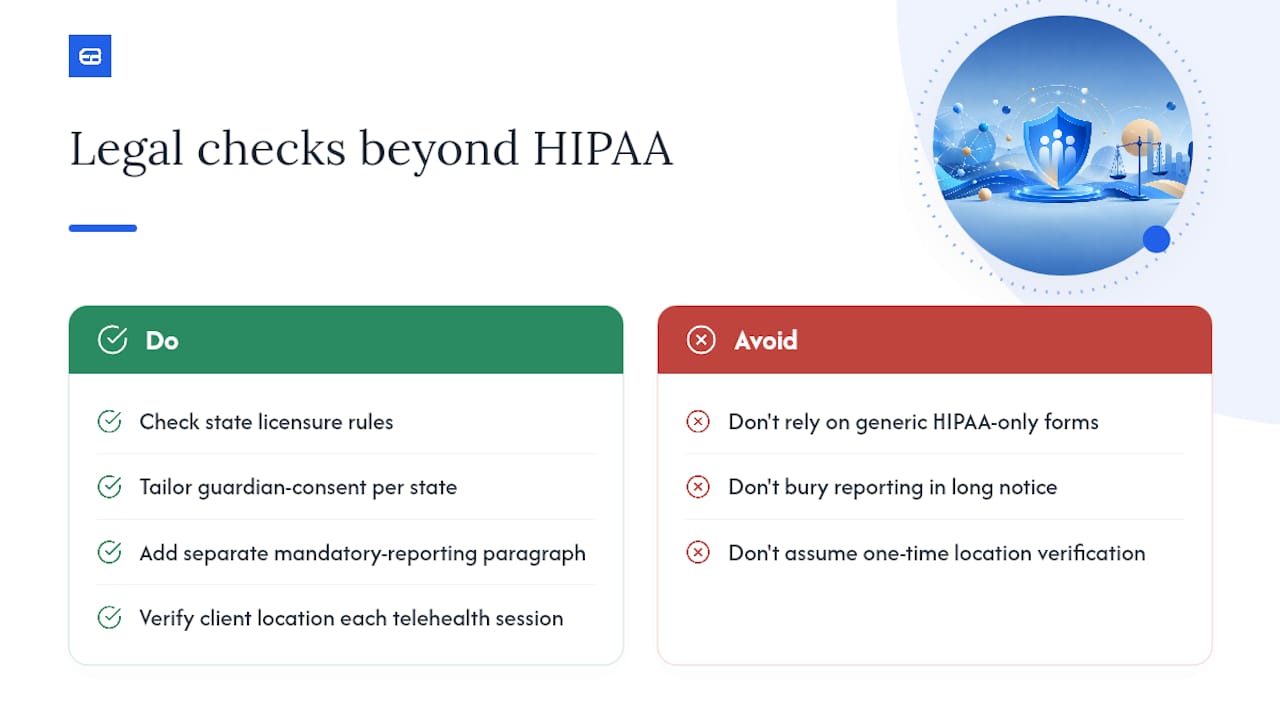 What Legal Rules Apply Beyond HIPAA? — overview diagram