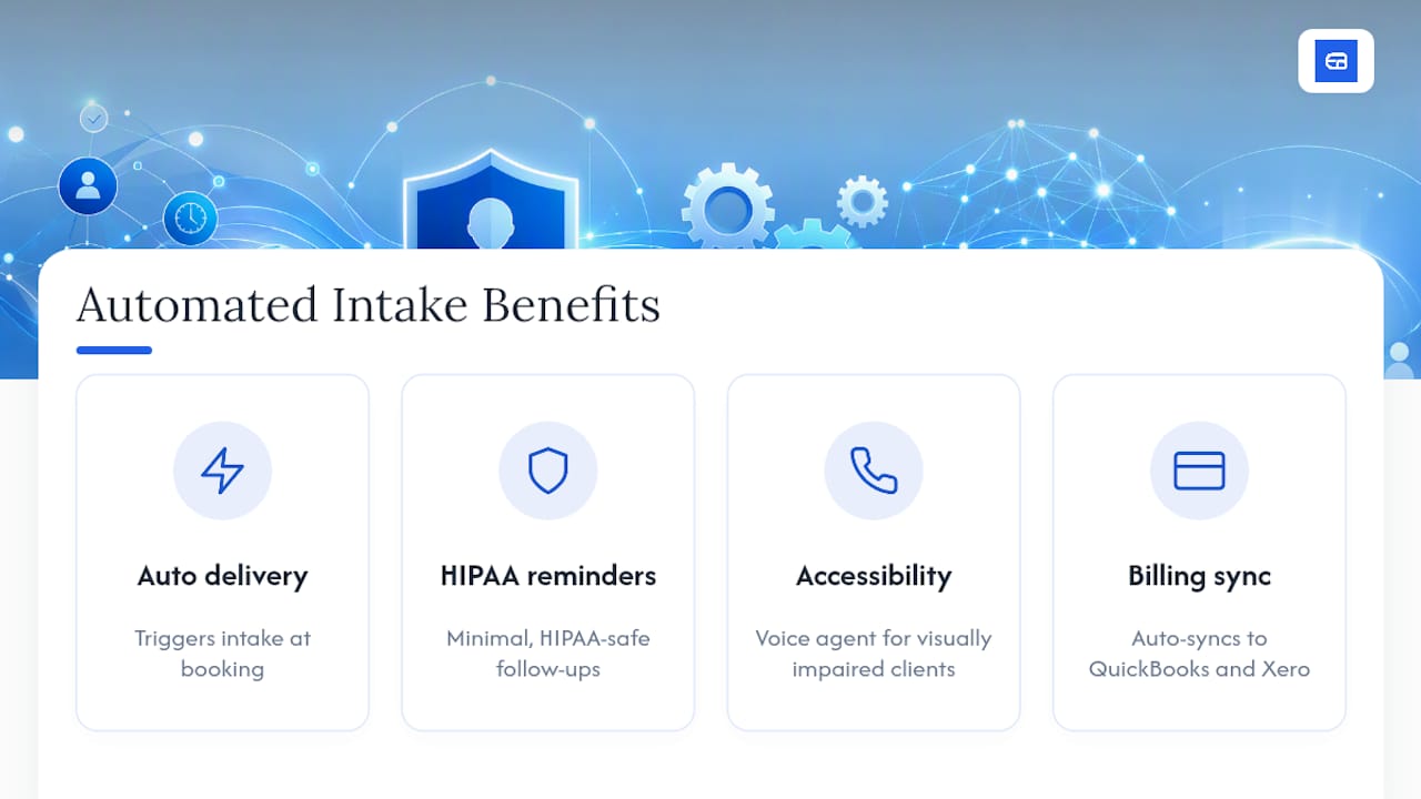 Automate Intake Delivery Without Losing the Clinical Detail — overview diagram