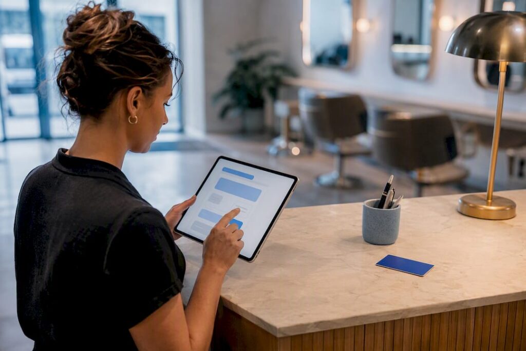 Operator reviewing an opened waitlist slot