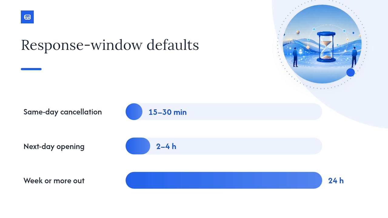 Queue Models, Response Windows, and Fallback Rules — overview diagram