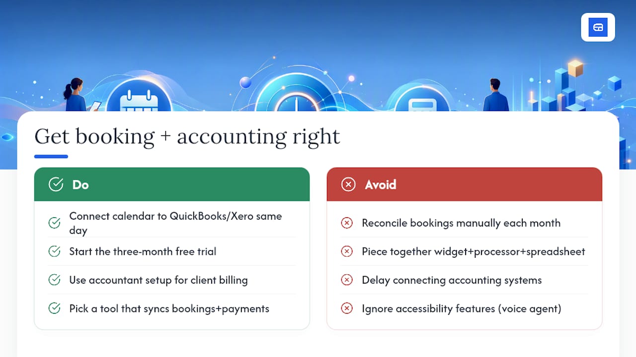 Get Booking, Payments, and Accounting Working Together — overview diagram